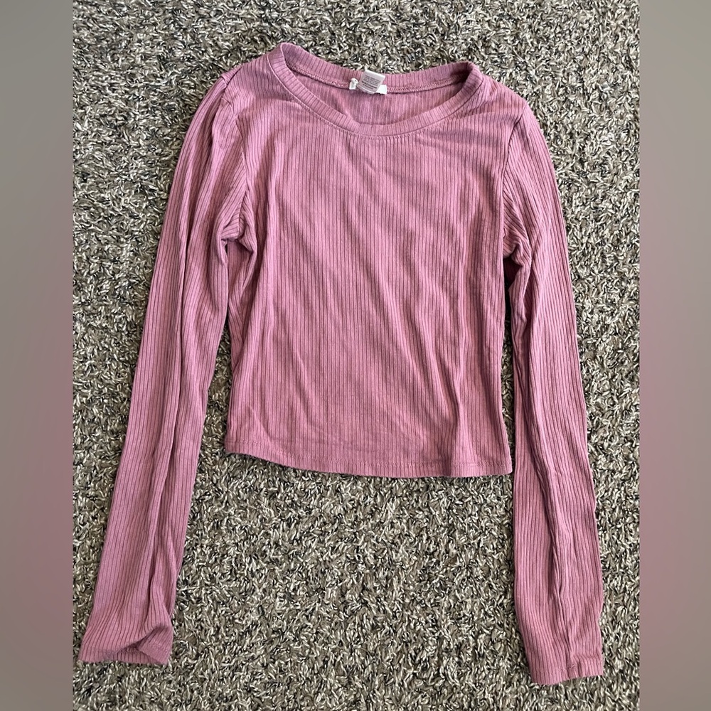 Pink Long-Sleeve Shirt